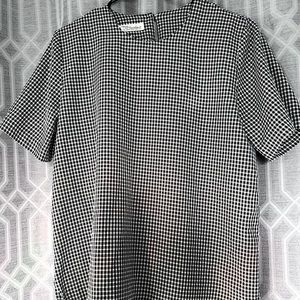 Gingham Print Top Vintage
